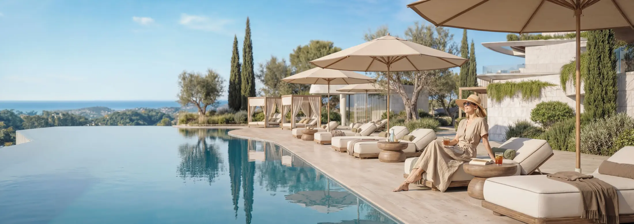 Azurean Marbella panoramic swimming pool