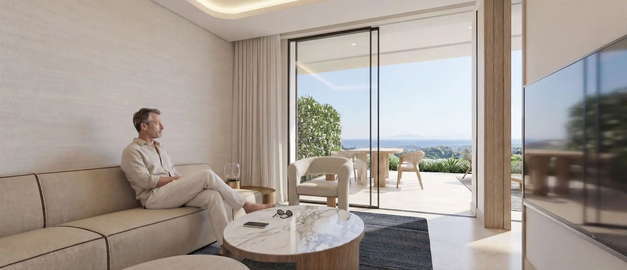 Furnished Azurean Marbella residence interior