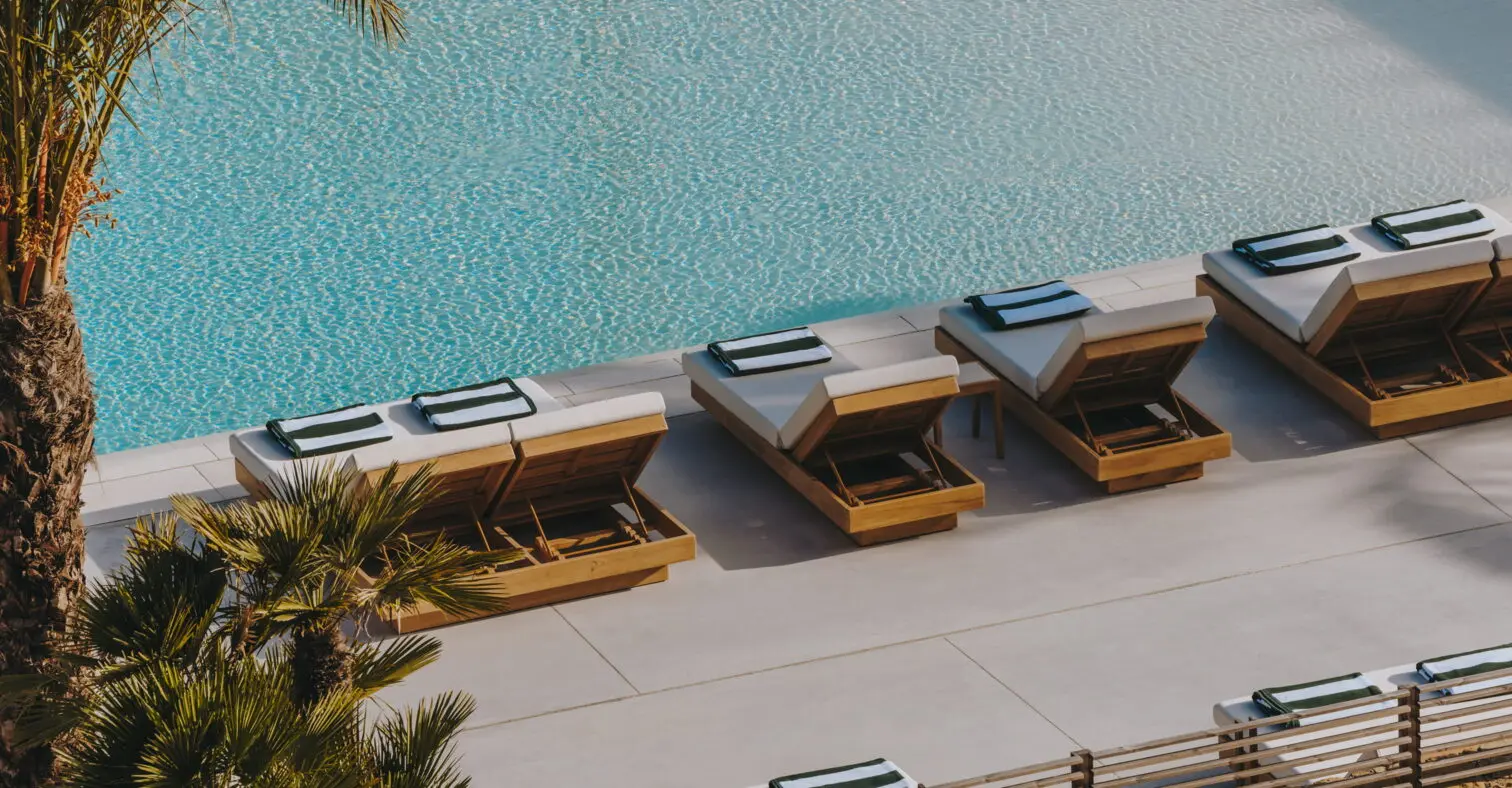 Infinity pool overlooking the Mediterranean at Fairmont La Hacienda