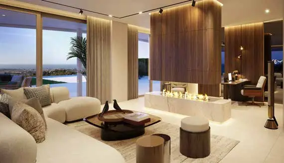 Contemporary interior at The View Marbella
